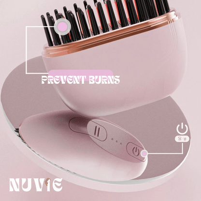 NUVIE™-Mini Straightener Brush